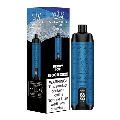 Al Fakher Crown Bar 15000 Puffs Disposable Vape Device - 10PK