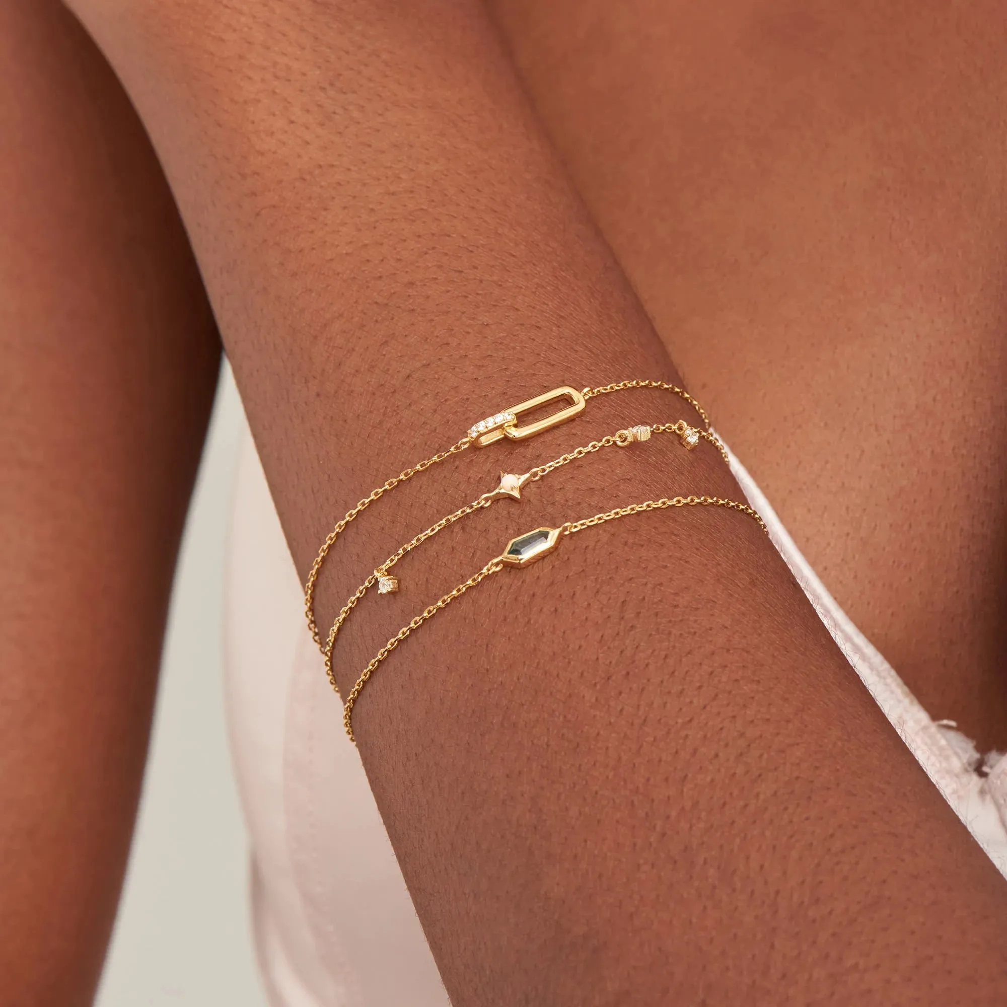Ania Haie Gold Star Kyoto Opal Bracelet