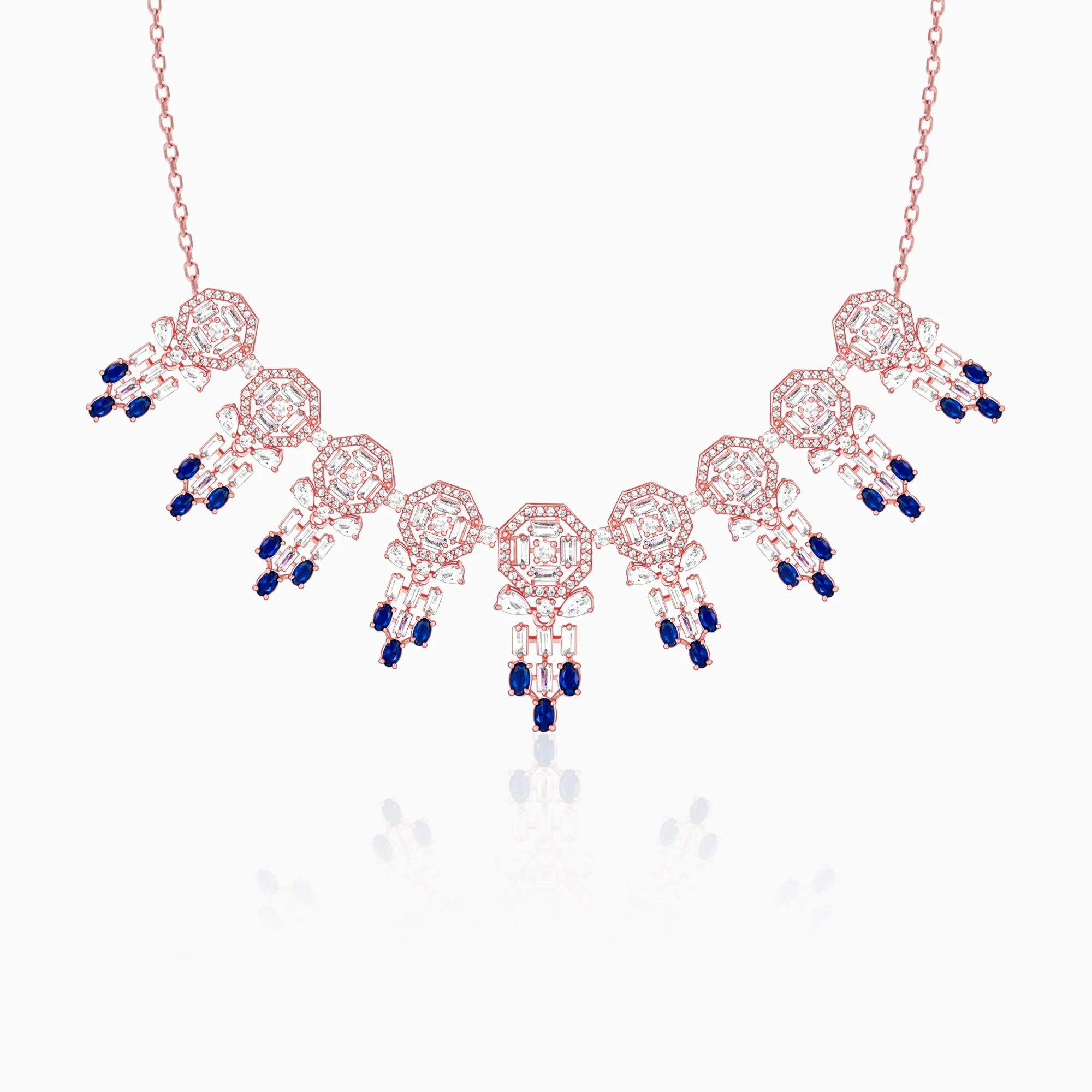 Anushka Sharma Rose Gold Sapphire Alley Set