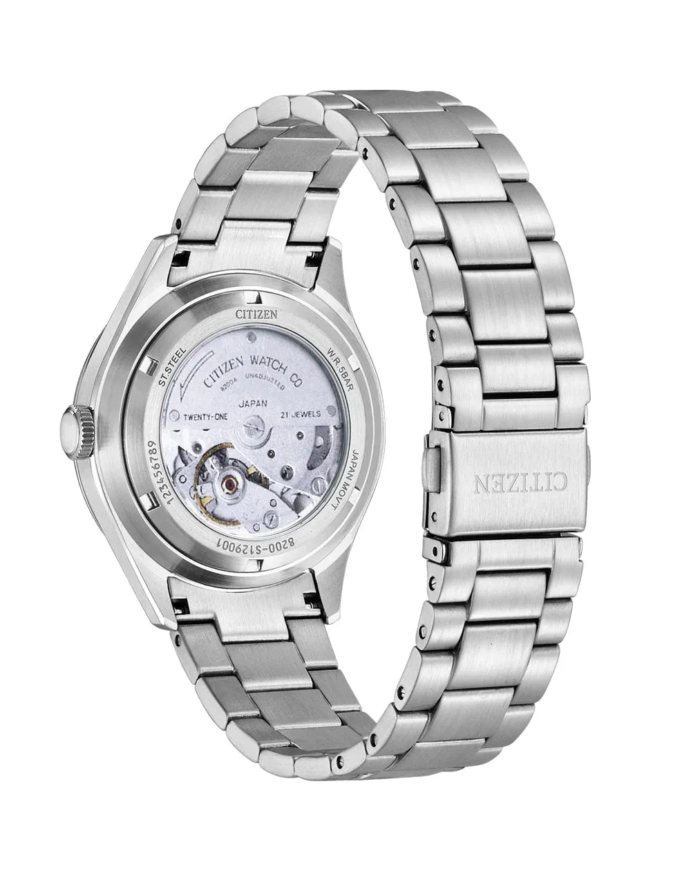 Citizen Crystal 7 Green Dial Automatic Mens Watch NH8391-51X