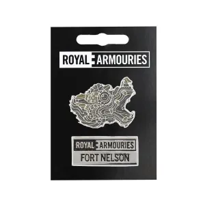 Dragon Cannon Pin Badge Set - Fort Nelson