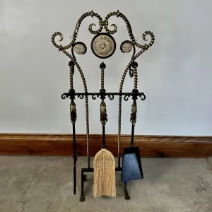 Fire Irons, Ornate, Four Piece Set