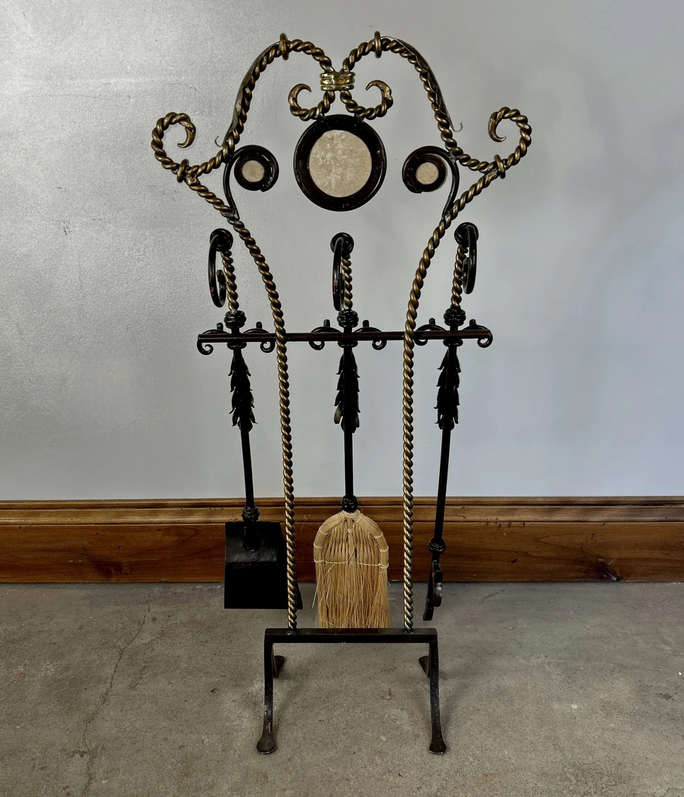 Fire Irons, Ornate, Four Piece Set
