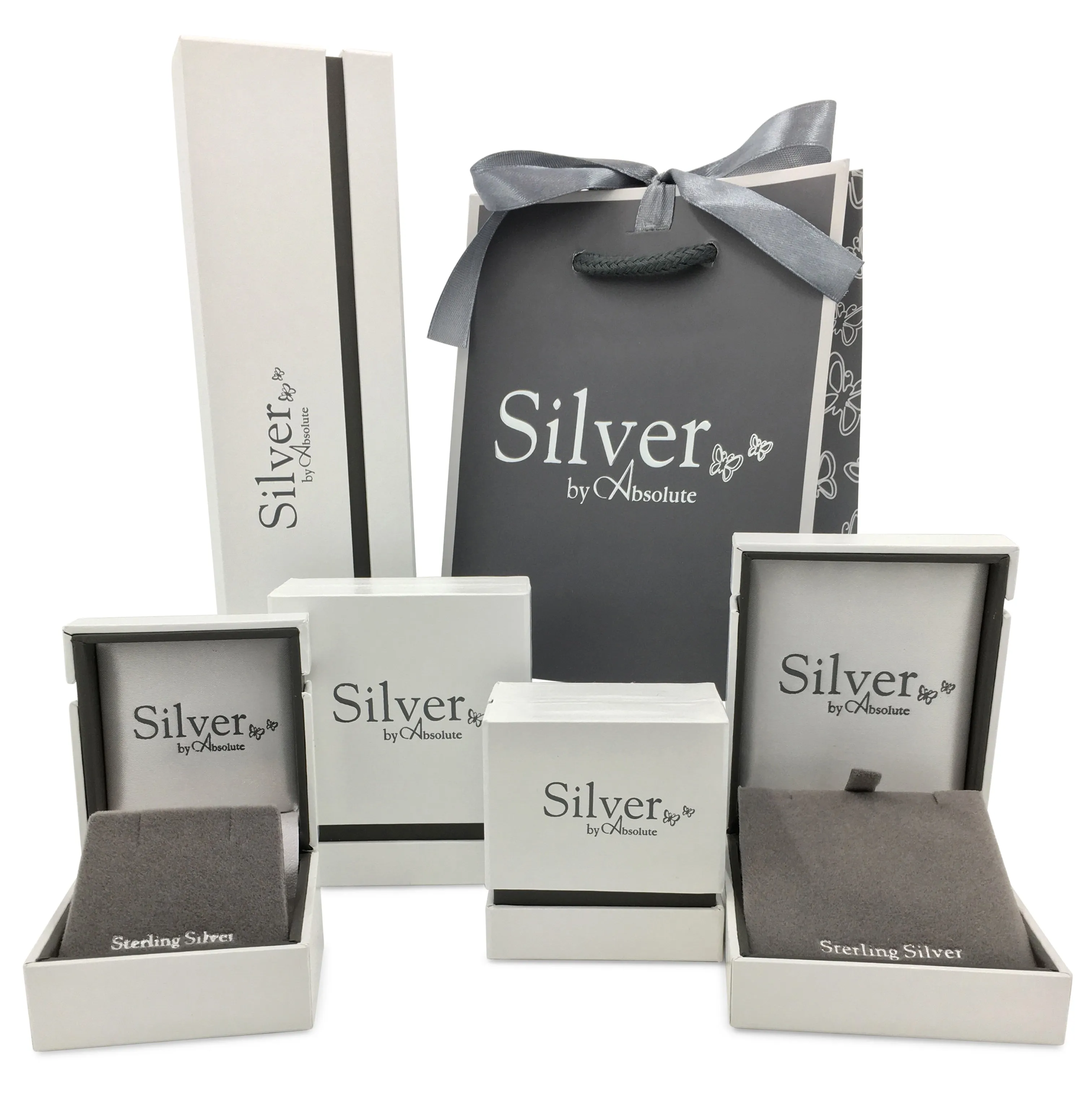 Glamour Collection Emerald Cut Gemstones Sterling Silver Bracelet