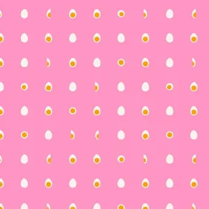 Hard Boiled in Flamingo from Food Group by Ruby Star Society