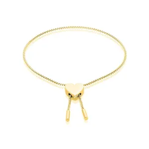 Heart Bolo Bracelet