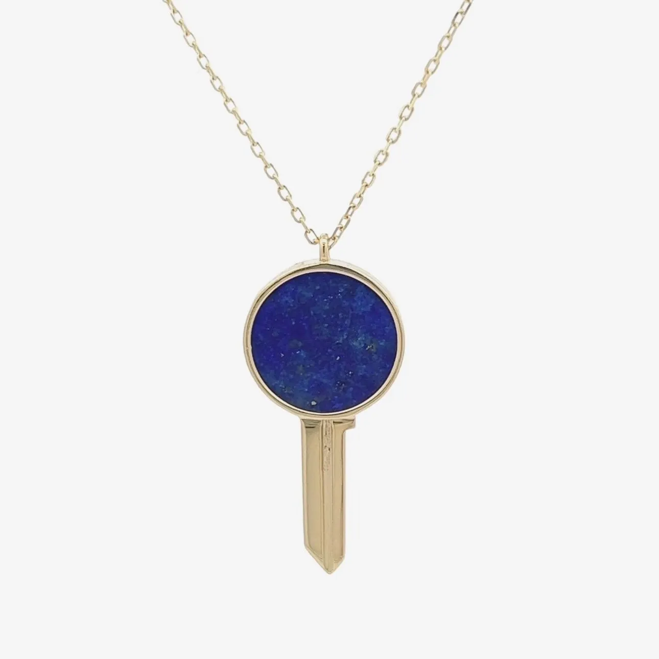 Key Necklace in Lapis Lazuli