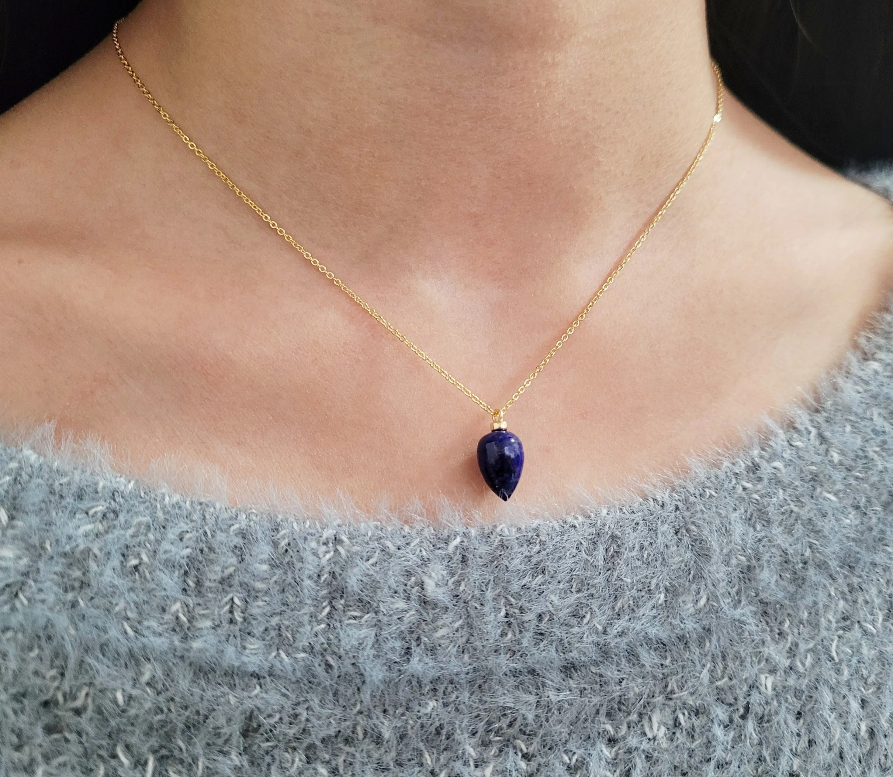 Lapis Lazuli Pendant Necklace