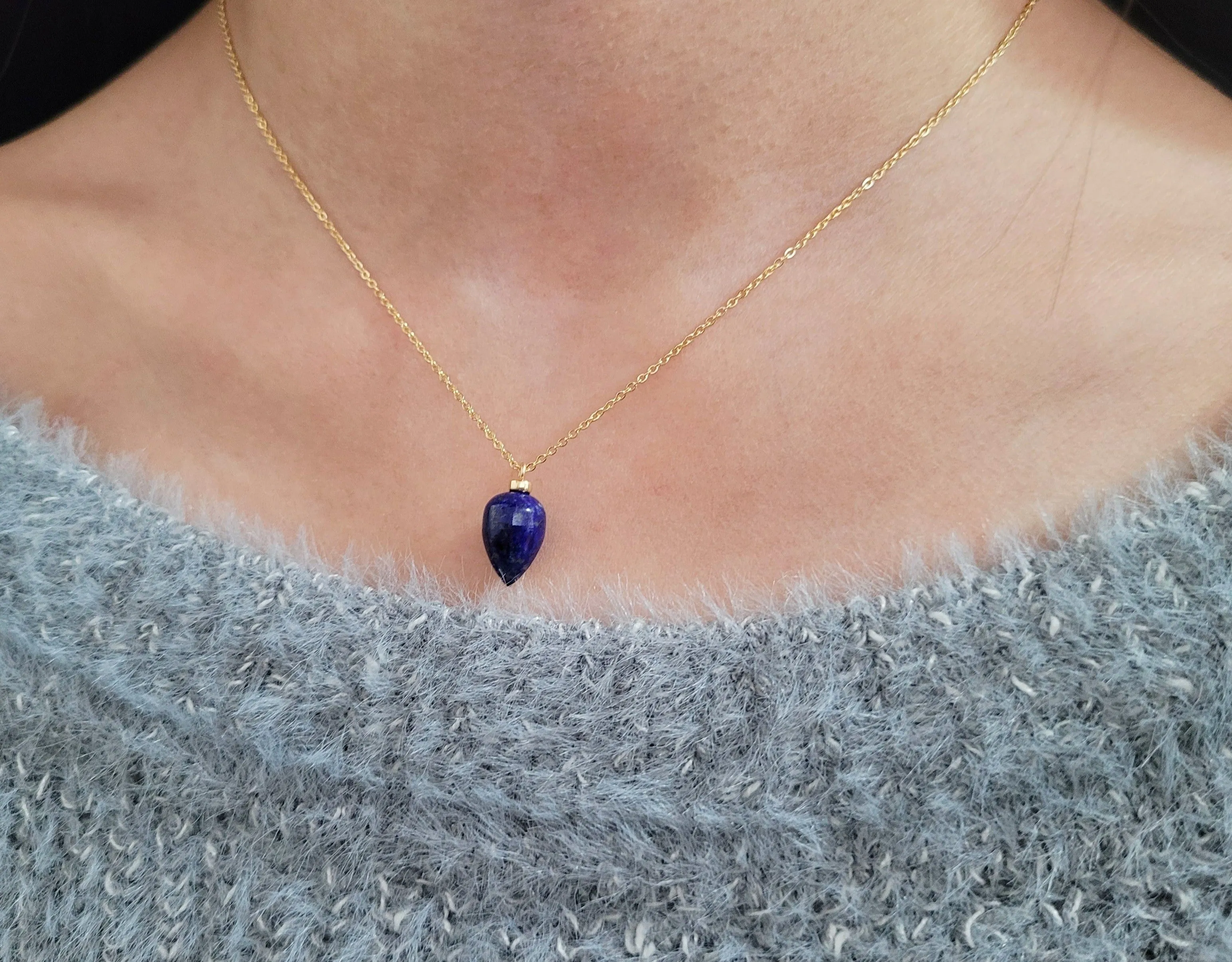 Lapis Lazuli Pendant Necklace