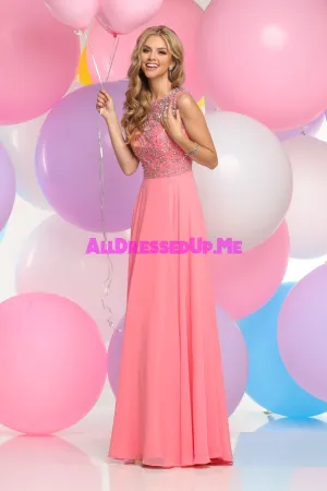 Last Dress In Store; Size: 4 Color: Coral | Zoey Grey - 30905