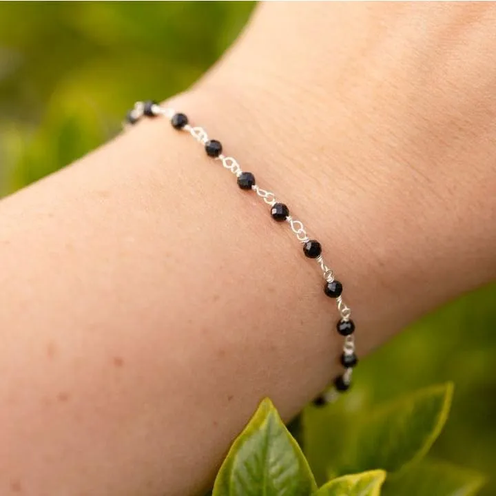 Onyx Beaded Bracelet