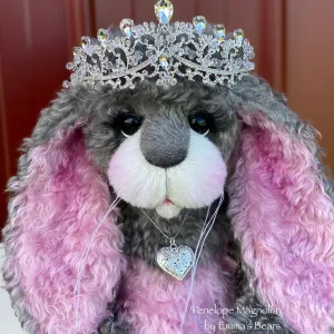 Penelope Magnolia - 21" Kid Mohair and Alpaca Toddler Artist BUNNY by Emma's Bears - OOAK