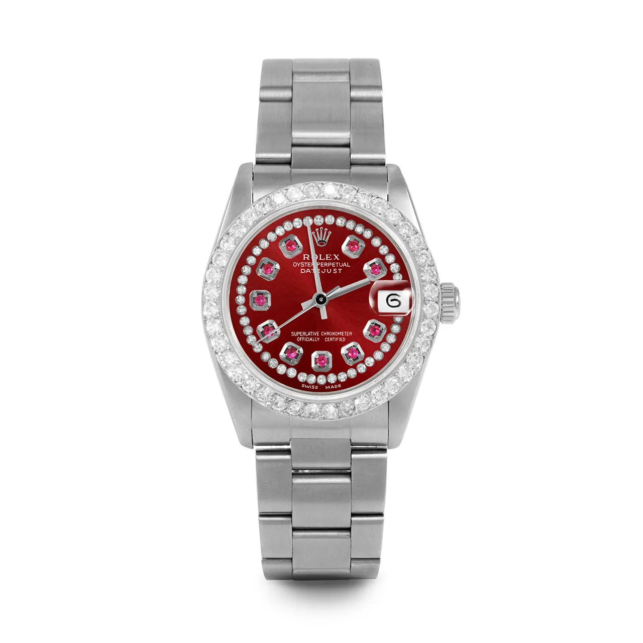 Rolex Datejust 31mm | 68274-RED-STRR-2CT-OYS