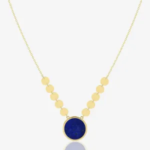 Tigri Lunas Necklace in Lapis Lazuli