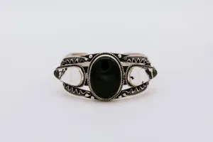 White Buffalo Onyx Cuff Bracelet